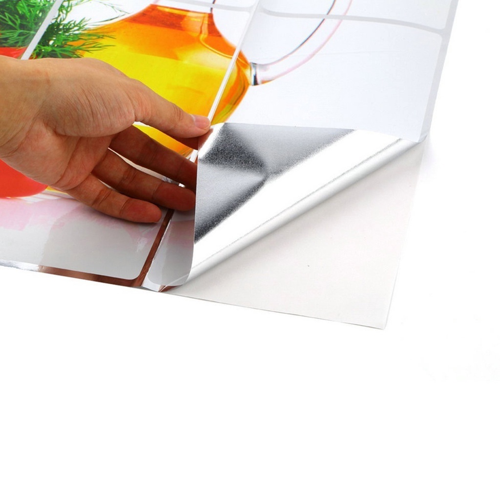 Miếng Dán Tường Bằng PVC Chống Dầu / Nước Chất Lượng Cao Cho Nhà Bếp