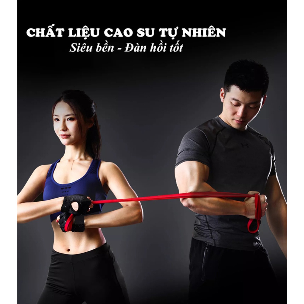 VÀNG 7KG - Dây Cao Su Kháng Lực Powerband Tập Toàn Thân Chính Hãng dododios