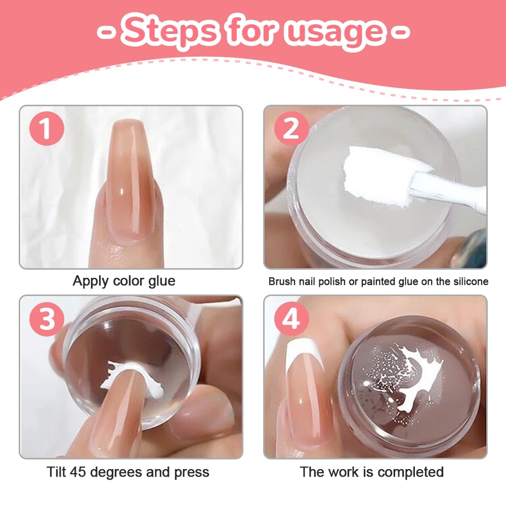 Bút Silicone Trong Suốt Dùng Trang Trí Móng Tay Nghệ Thuật DIY