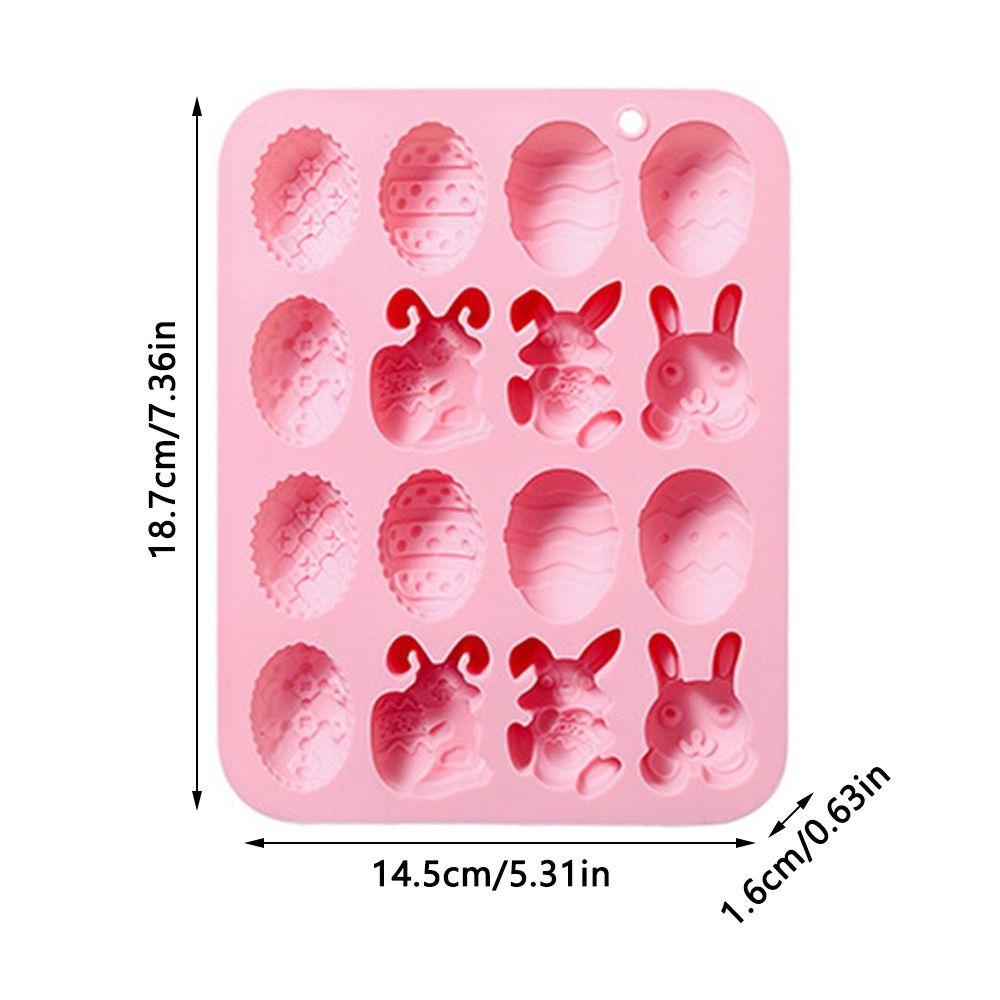 KUNHEV Khuôn Silicone Làm Bánh 16 Ô Hình Hoa Mẫu Đơn