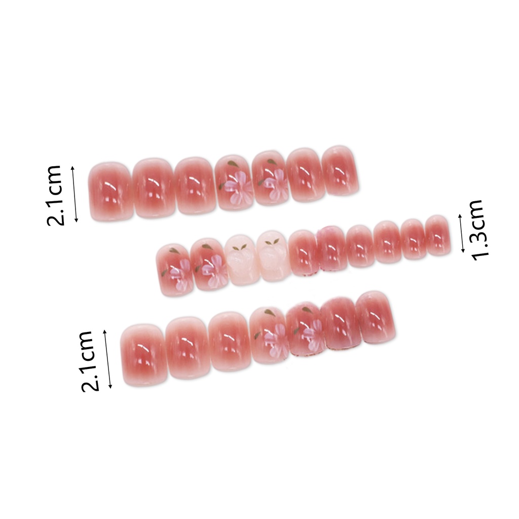 1 Bộ Móng Tay Giả Che Phủ Toàn Diện Dễ Dàng Tẩy Trang DIY