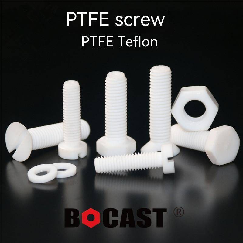Bu Lông Lục Giác Nhựa PTFE Chịu Nhiệt Độ Cao M5-M30