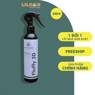 Silk creation xịt dưỡng lông làm lông bồng bềnh fluffy 3d