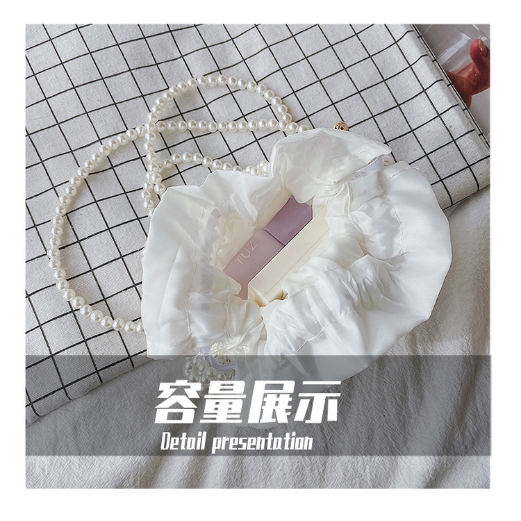 Túi Xách Đeo Chéo Đính Hạt Ngọc Trai Thời Trang Mùa Hè Mới 2023 Dành Cho Nữ