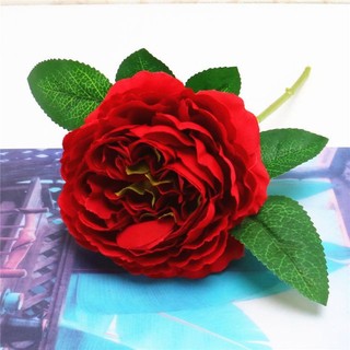 Cành hoa mẫu đơn 1 bông trang trí bình hoa/ Hoa lụa
