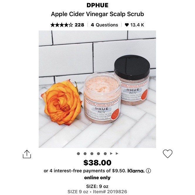 Set dưỡng tóc giấm táo dpHUE Prep and Shine Set: Healthy Hair from Scalp to Ends $73