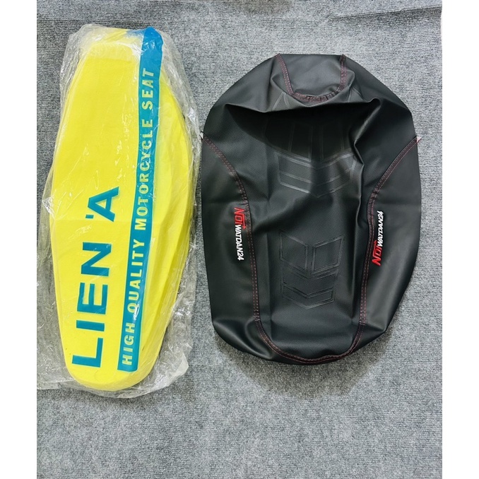 Mút yên gọt 2 tầng góc cạnh cho Wave a 50cc-100-110 Phom Cao -Phom Thấp