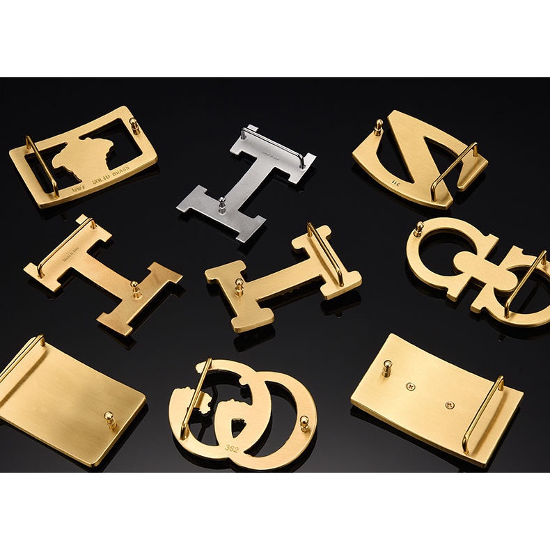 Đầu Khóa Thắt Lưng Hình Chữ Z Số 8 Bằng Đồng Cao Cấp Thời Trang Hàn Quốc Cho Nam