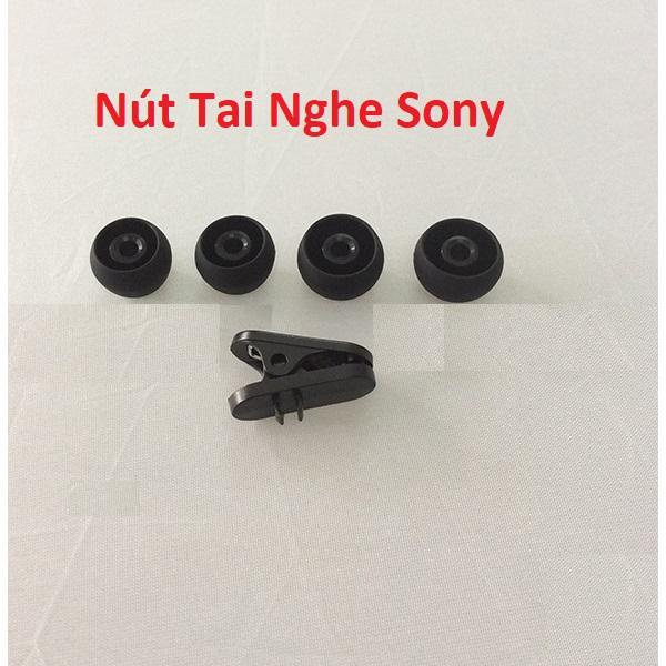 Bộ 4 Nút Tai Nghe + Kẹp Tai Nghe Cho Các Loại Tai Nghe InEar Của Sony - Phụ Kiện XT
