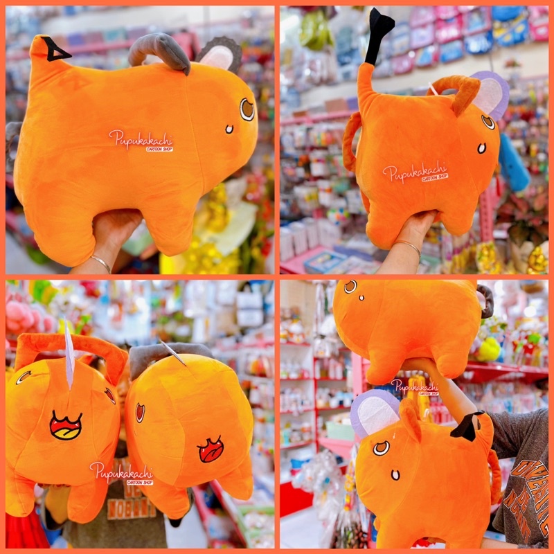 Thú Nhồi Bông Hình Nhân Vật Pochita Chainsaw Man Dễ Thương 20cm/30cm/40cm