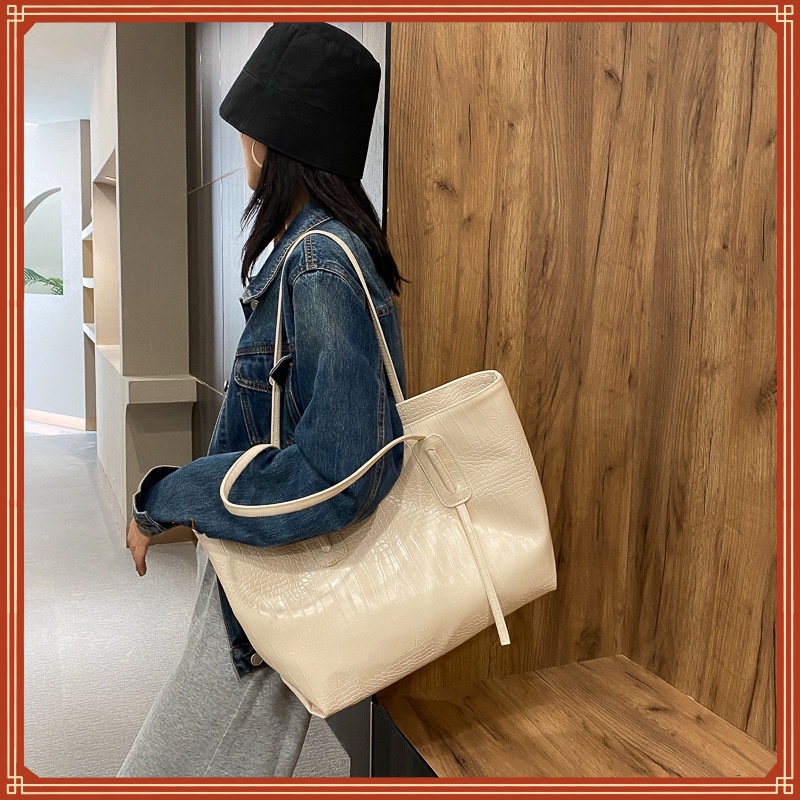 M97-Túi Xách Cỡ Lớn Thiết Kế Đơn Giản Thời Trang Cho Nữ Phù hợp với máy tính xách tay 15 inch  14 inch 13 inch Phù hợp với môi trường làm việc văn phòng