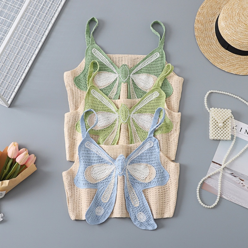 Áo Hai Dây Dệt Kim Thêu Hoa Thời Trang Cho Nữ