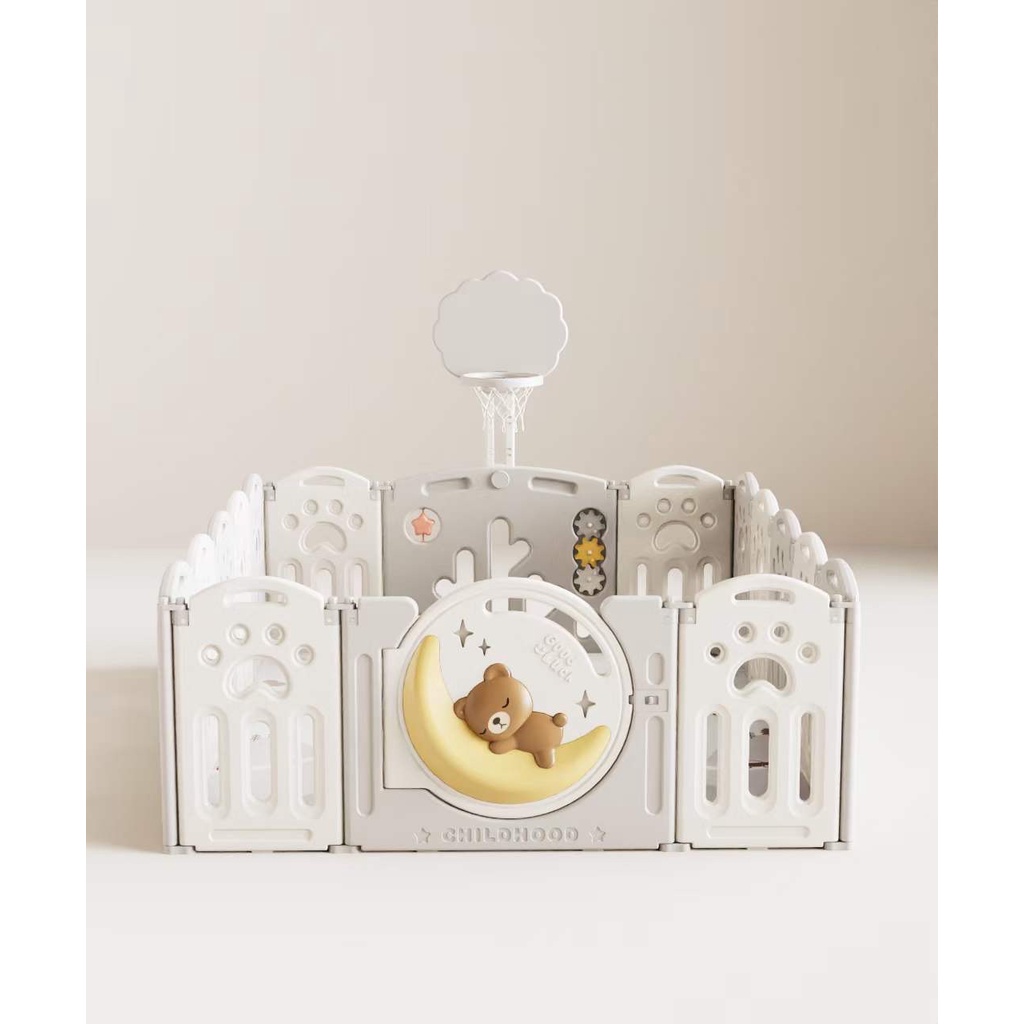 Quây cũi nhựa CAO CẤP CHO BÉ SẢN XUẤT THEO TIÊU CHẨU CHÂU ÂU TẶNG 100 bóng 1 thảm