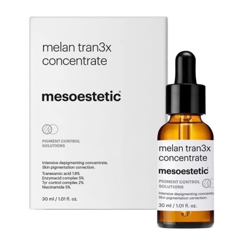 Mesoestetic Melan Tran3x Concentrate 30ml,Serum giảm nám chuyên sâu