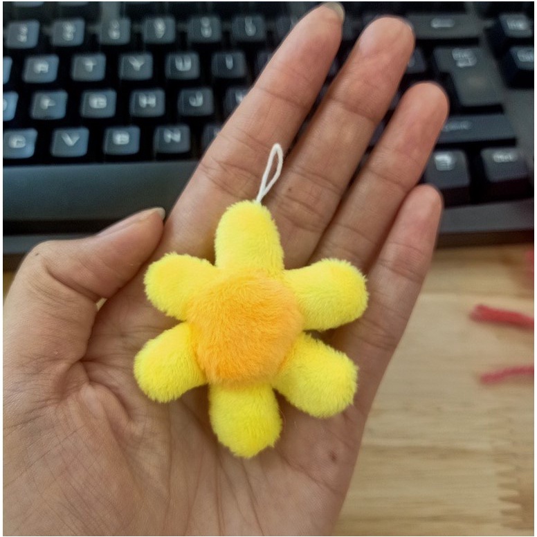 Gấu Bông Đình May - Móc khóa Dưa Leo Bích Cồ dễ thương 9cm