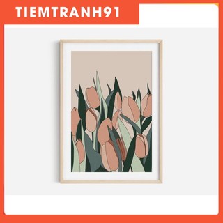 Tranh treo tường | Tranh nghệ thuật trừu tượng - Floral Print, Flower Print, Flower Abstract Art, Boho Print 03