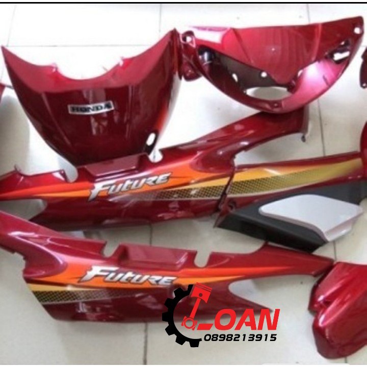 DÀN ÁO FUTURE 1 MÀU ĐỎ ĐÔ ZIN HONDA CHÍNH HÃNG Z - VJC SÀI GÒN