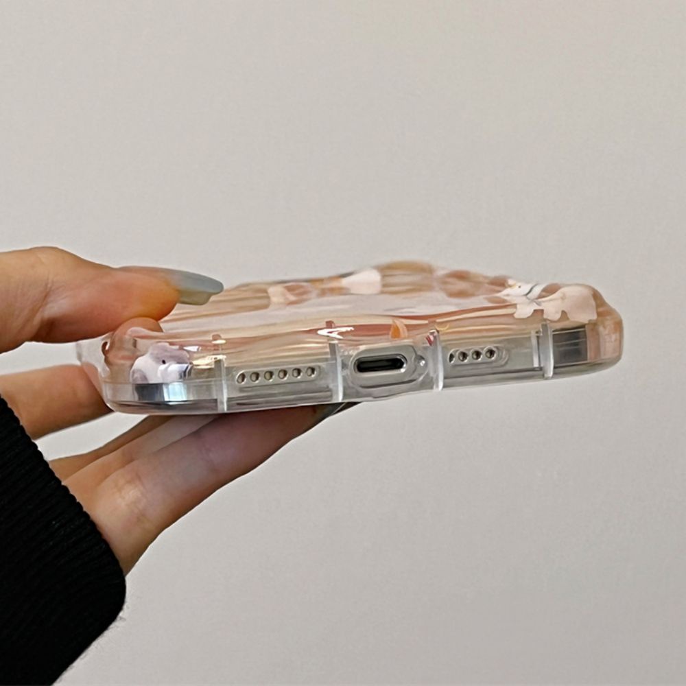 Ốp Điện Thoại TPU Mềm Chống Sốc Họa Tiết Tranh Sơn Dầu Hình Động Vật Dễ Thương Cho IPhone 11 12 13 14 Pro Max