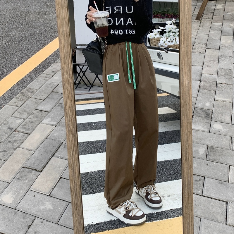 Quần Legging Ống Rộng Dây Rút Thời Trang Xuân Hè Cho Nữ