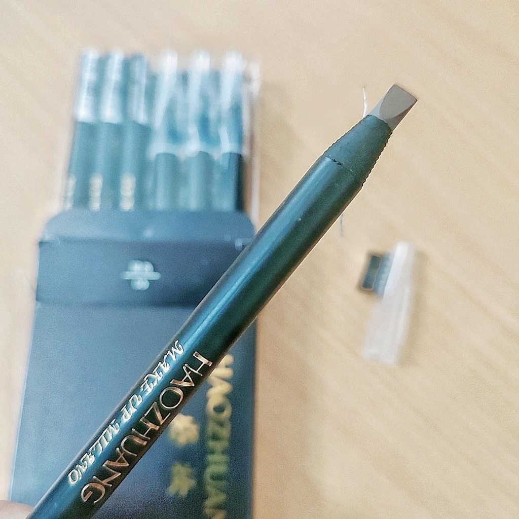 Chì Xé Kẻ Mày Haozhuang Phẩy Sợi Sắc Nét Chuyên Dùng Cho Makeup Trang Điểm Eyebrow Pencil 4.5g