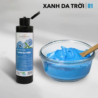 Màu thực phẩm xanh da trời unicorn không đắng 210gr a01