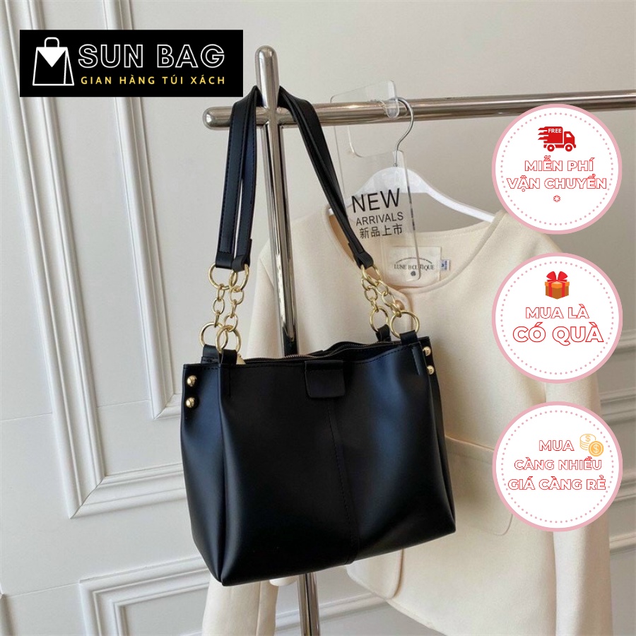 Túi Tote nữ SUN Bag, túi đi chơi, đi học, đi làm, da cao cấp, thời trang, sang trọng SB437 | BigBuy360 - bigbuy360.vn