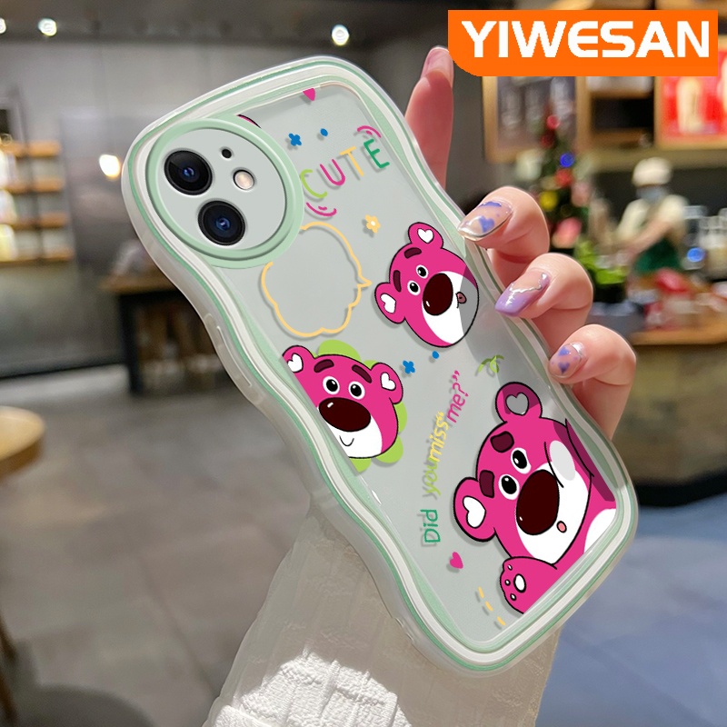 Ốp Điện Thoại Viền Gợn Sóng Hình Gấu / Dâu Tây Nhiều Màu Cho Samsung galaxy A12 4G A12 5G F12 M12 F23 5G F13 M13 Quantum 2