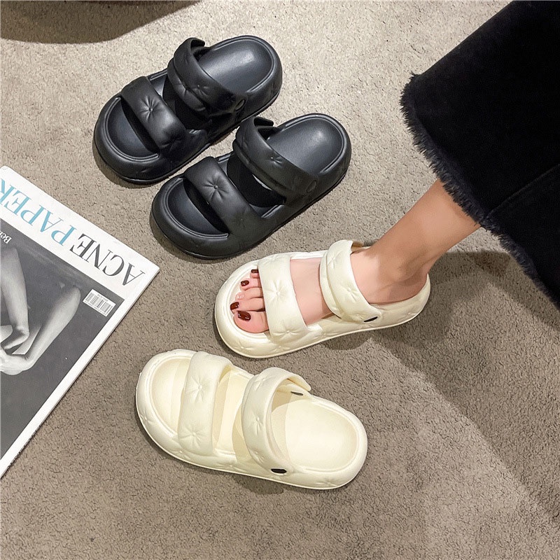 One Đôi Xăng đan Xỏ Ngón Đế Dày Chống Trượt Thời Trang Dành Cho Nữ