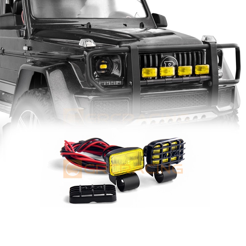 Bộ 2 Đèn Led Sương Mù 17mm Cho Xe Điều Khiển 1 / 10 Crawler Traxxas TRX4 Defender AXIAL SCX10 RC4WD D90 TRX6