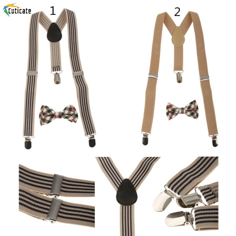 Set Dây Đai Thắt Nơ Chữ Y Co Giãn Thông Dụng Cho Bé Trai Và Bé Gái