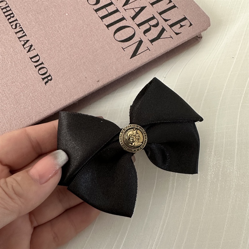 Kẹp Tóc Hình Nơ Phong Cách Retro Thời Trang Mới 2023