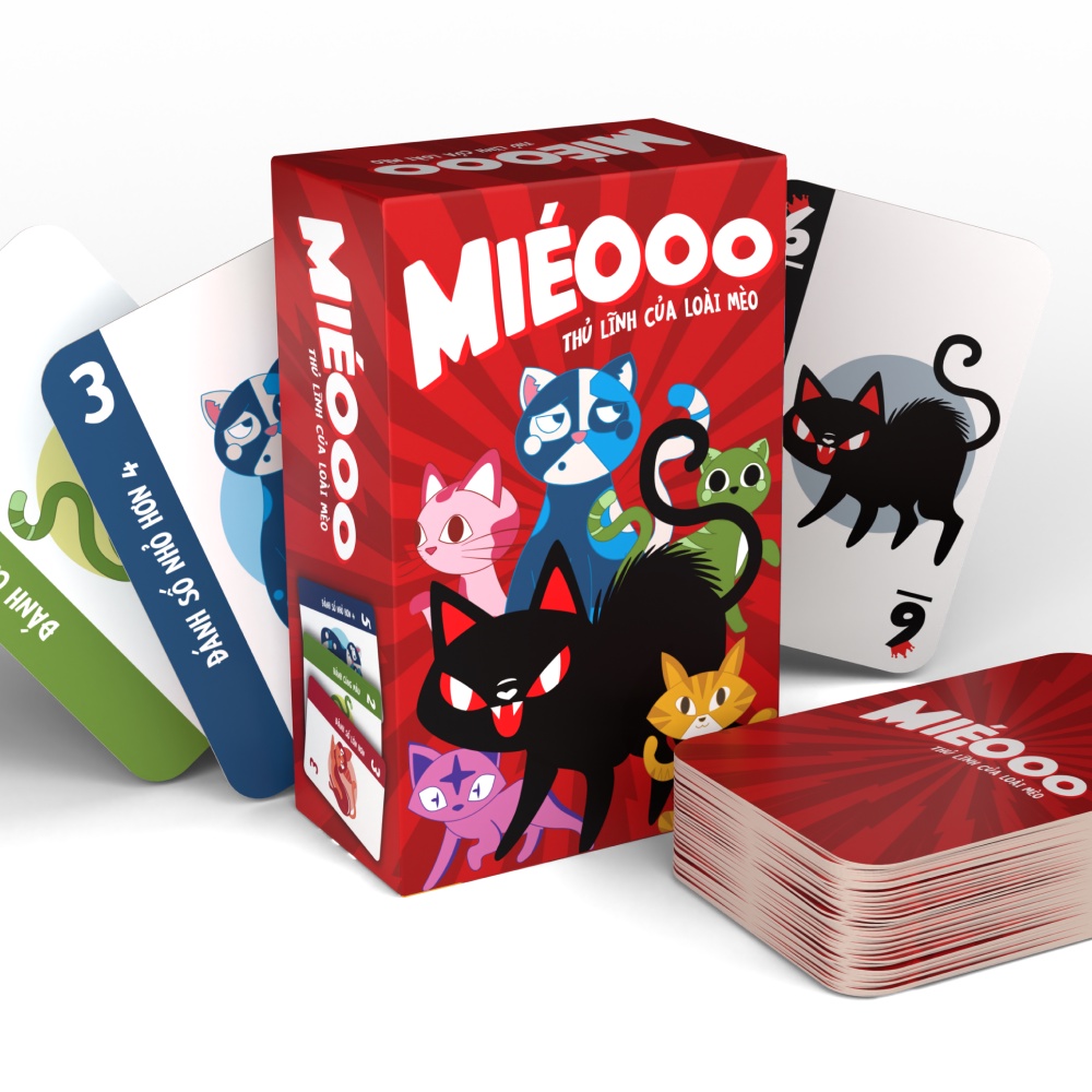 Miéooo - card game tương tác vui nhộn về những chú mèo - Board Game VN