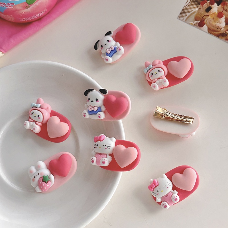 Kẹp Tóc Mỏ Vịt Chống Trượt Thời Trang Cho Nữ