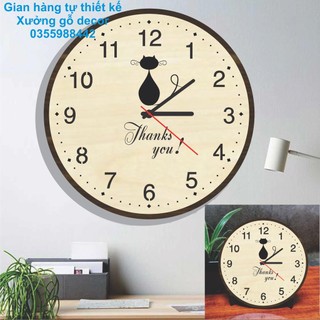Đồng hồ treo tường, để bàn Decor phong cách Vintage thiết kế tối giản, trang trí nhà cửa.