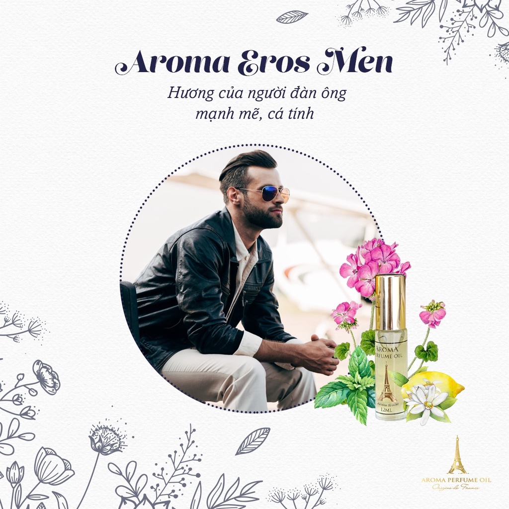 Nước Hoa Pháp AromaVersace Eros Men Nam Tính, Lịch Lãm, Mạnh Mẽ