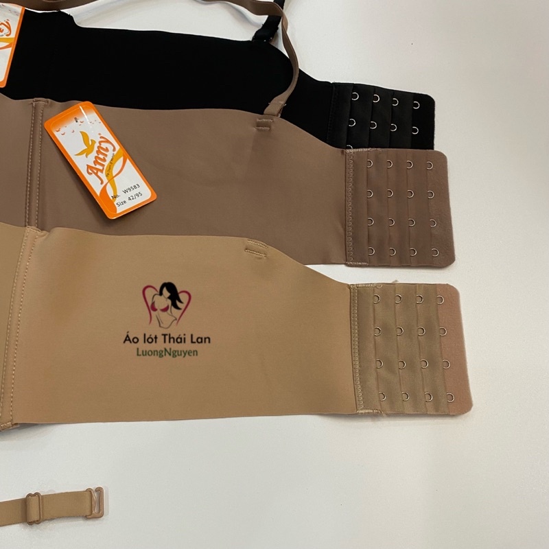 Áo lót không gọng bigsize cup ngang quả to cup B Thái lan Anny 9583 nâng ngực bản lưng to size 34 đến size 42