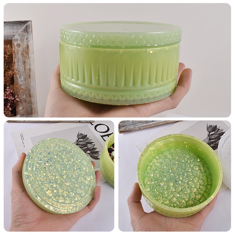 Khuôn Silicone Hình Tròn 3D Dùng Làm Đồ Trang Sức Thủ Công