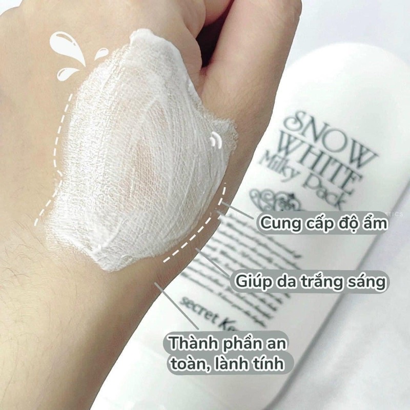 Kem Dưỡng Trắng Da Snow White Milky Lotion Secret Key / Snow White Milky Pack