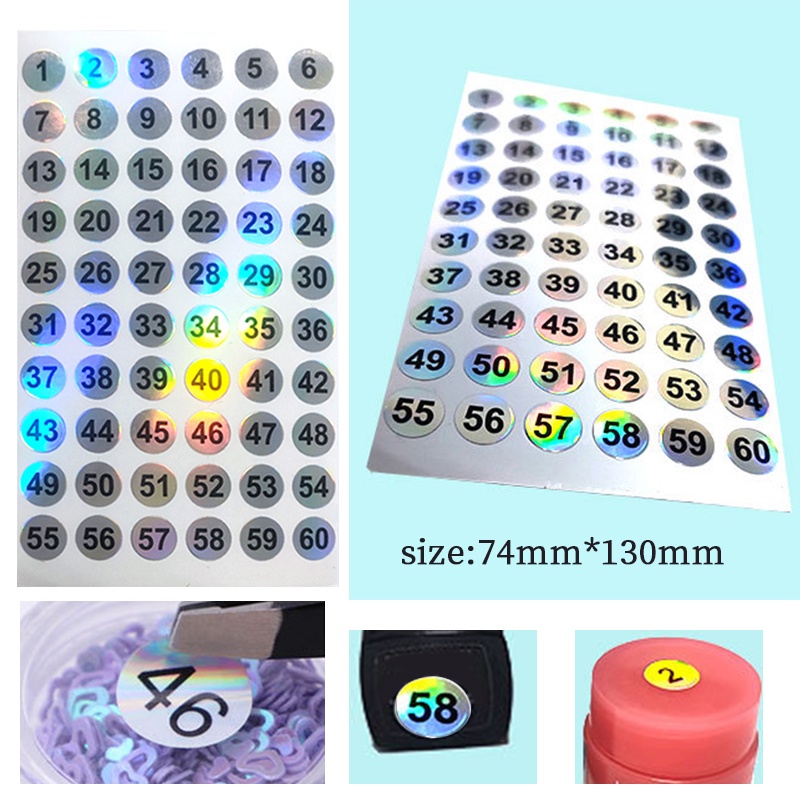 Bộ 3 Miếng Dán Móng Tay 180 Màu Sắc Thời Trang