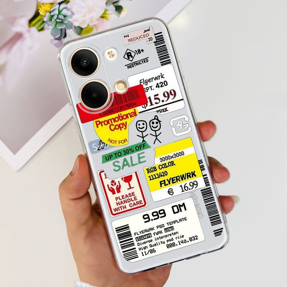 Ốp Điện Thoại TPU Mềm Họa Tiết Hoa Thời Trang Cho OPPO Reno 9 PHM110 2023 Reno9 Pro 5G Px110 6.7 inch