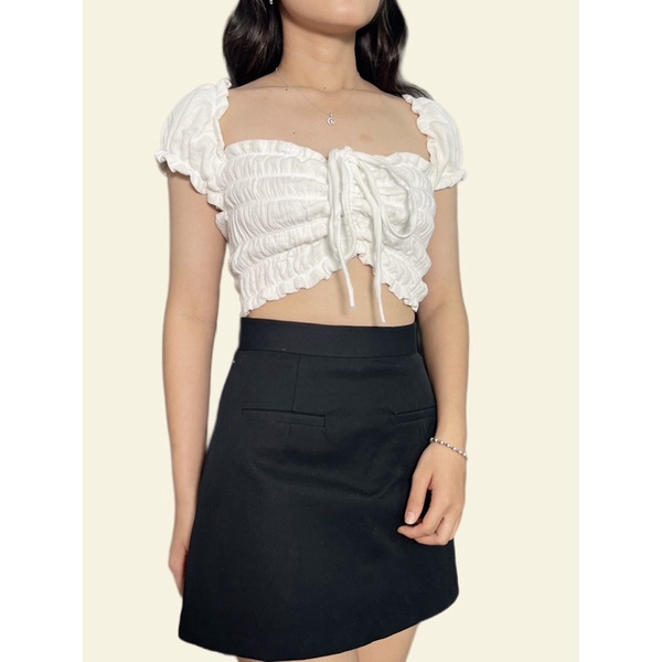 LUCY TOP - Áo muslin nơ lưng - AIMEE