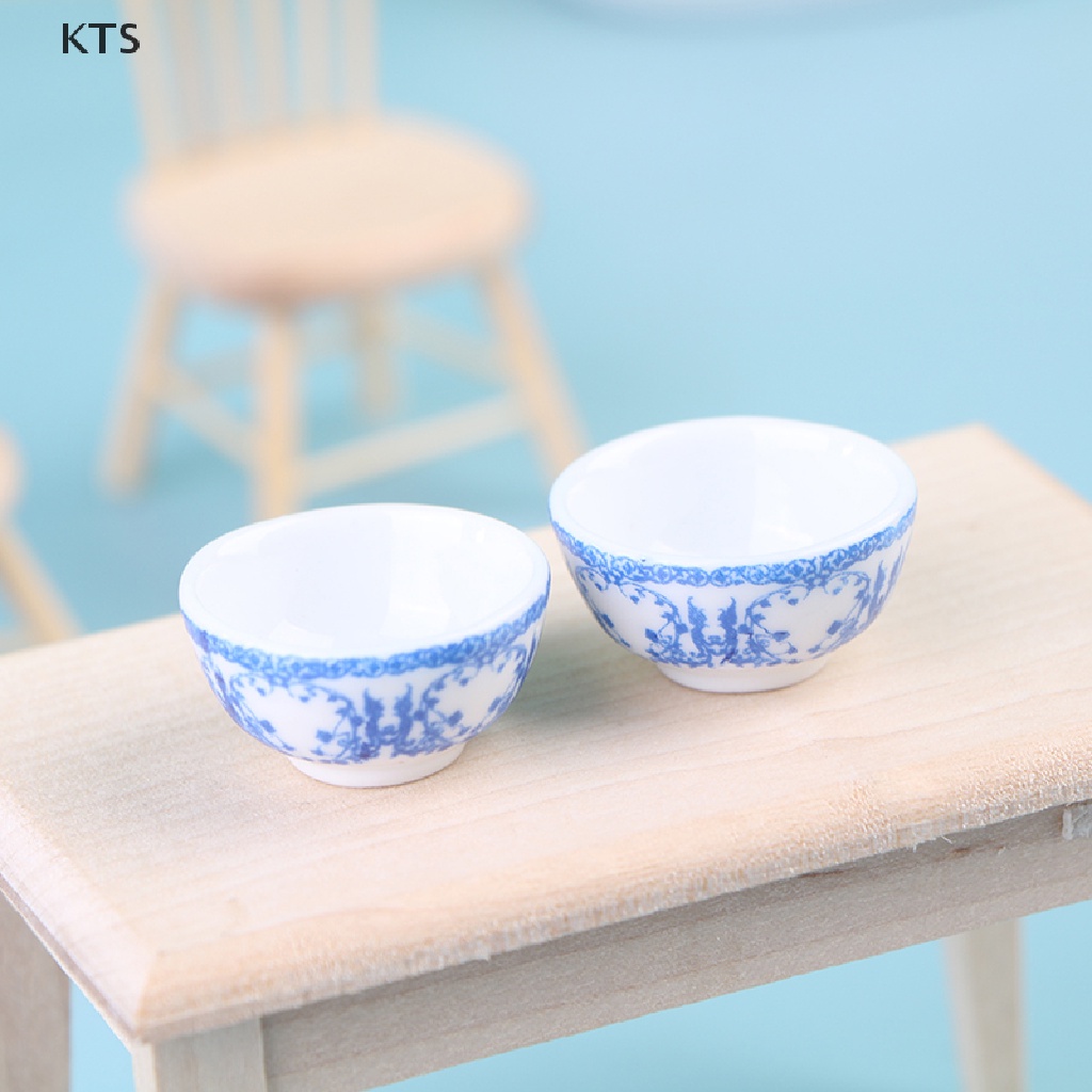 Tô Sứ Đựng Thức Ăn Tỉ Lệ 1: 12 Trang Trí Nhà Búp Bê