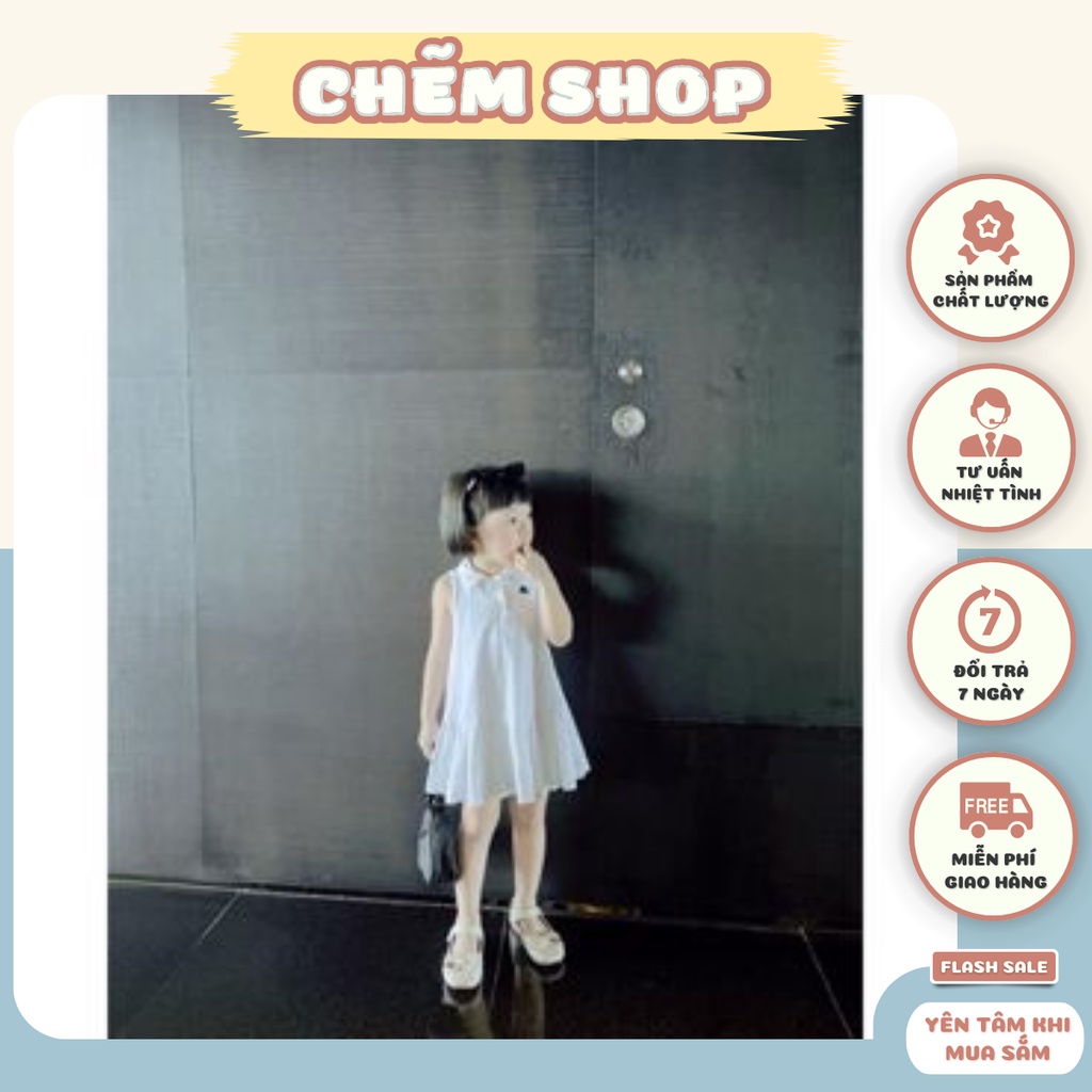 Váy Polo đuôi cá cho bé gái , chất cotton mền , mặc đi học đi chơi đều xinh