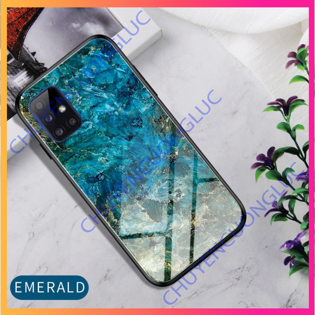 Ốp Lưng Kính Samsung Galaxy M51 COLOR SIÊU ĐẸP