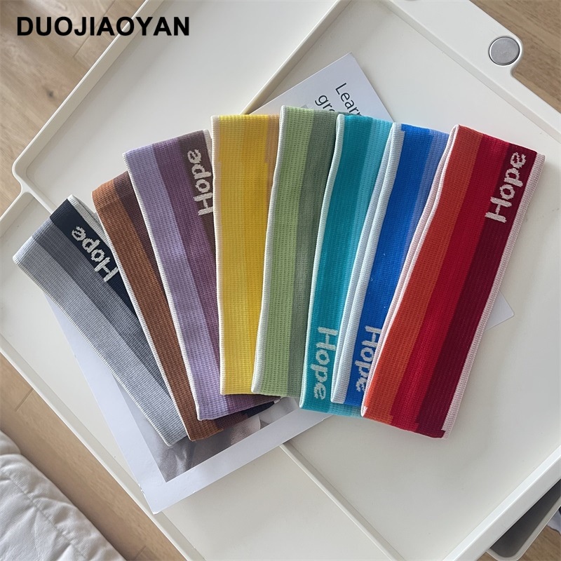 Băng Đô Cài Tóc Hàn Quốc Thấm Hút Mồ Hôi Nhiều Màu Phụ Kiện Thời Trang Cho Nữ AB156