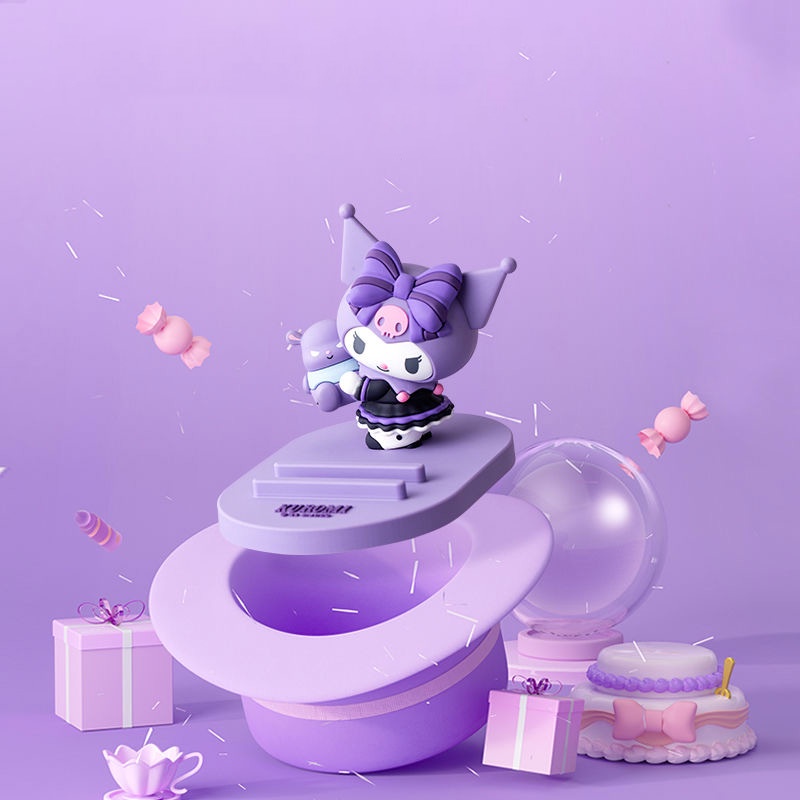 SANRIO Disney Giá Đỡ Điện Thoại Bằng acrylic Hình Gấu / Người Ngoài Hành Tinh / Dâu Tây Để Bàn Trang Trí