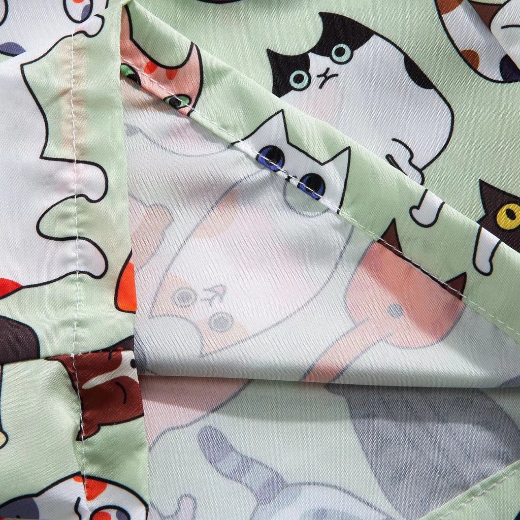 Set Áo Sơ Mi Ngắn Tay + Quần short Phong Cách Hawaii Thời Trang Cho Nam