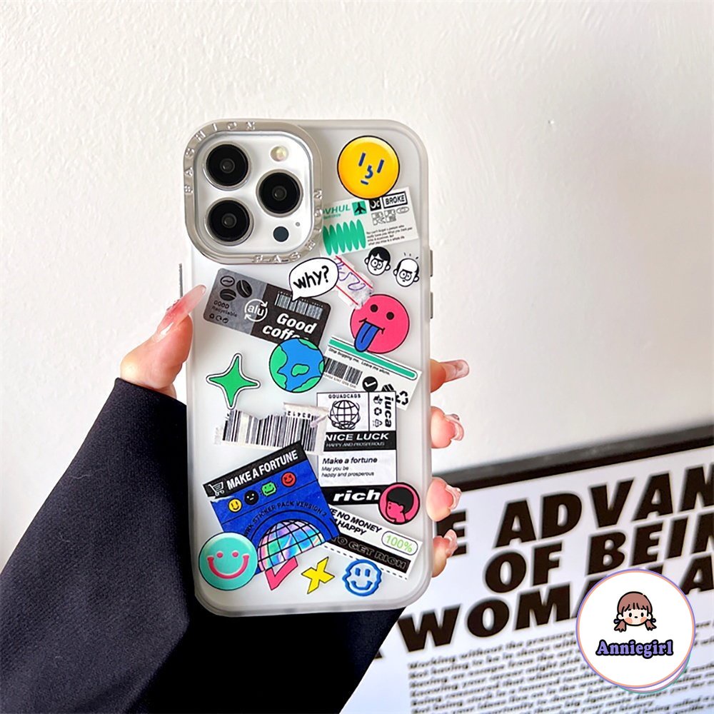 Ốp Điện Thoại TPU Mềm Chống Sốc In Nhãn Dán Mã Vạch Sang Trọng Cho IPhone 11 14 Pro Max 13 12 11 Pro Max