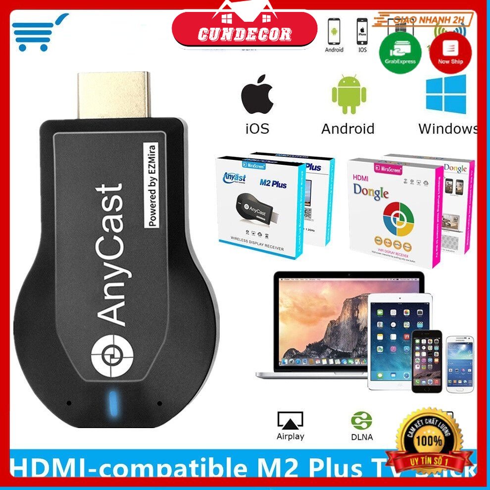 Bộ chuyển đổi AnyCast sang M2 Plus.M4 Plus.M9 Plus.1080P không dây HD HDMI