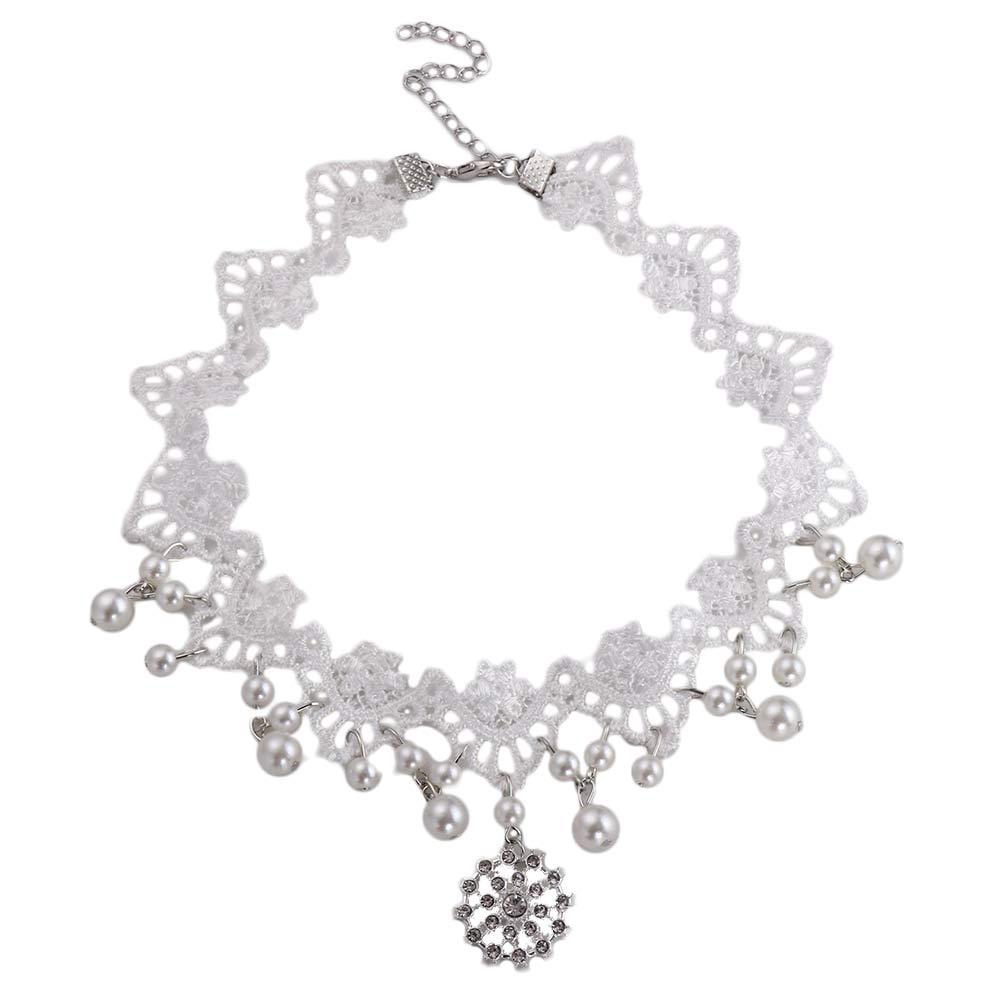 Vòng Cổ Choker Ren Hoa Nhiều Lớp Phong Cách Steampunk Hàng Mới Bán Chạy